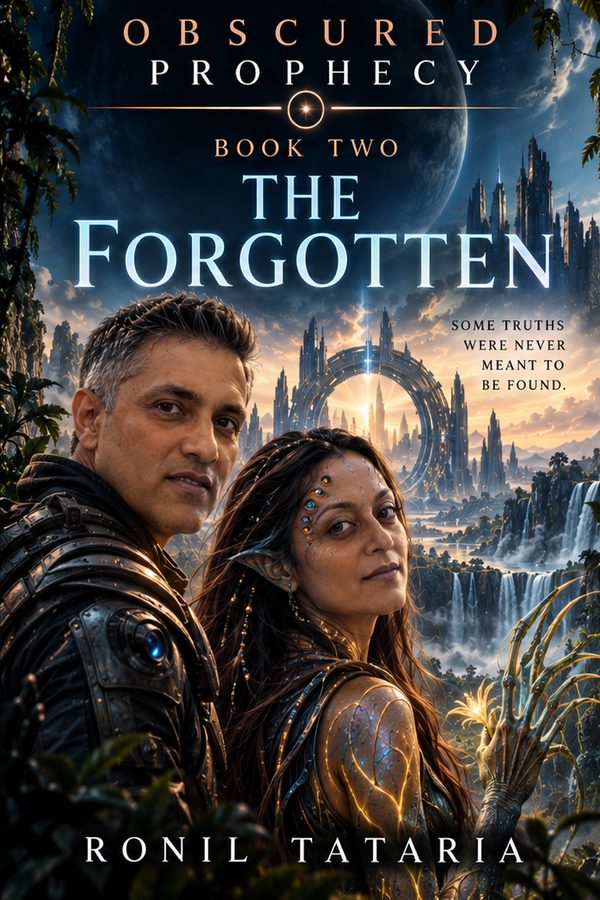 Obscured Prophecy: The Forgotten by Ronil Tataria, book cover